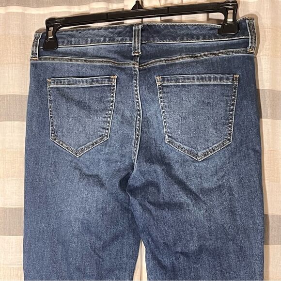 Liverpool crop  straight  raw hem Blue Jeans size 6/28 - Picture 6 of 14